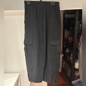 Forever 21 Black Womens Cargo Joggers - Utility Pockets